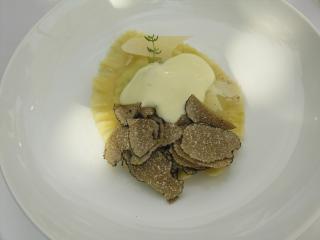 Ravioli and summer truffles